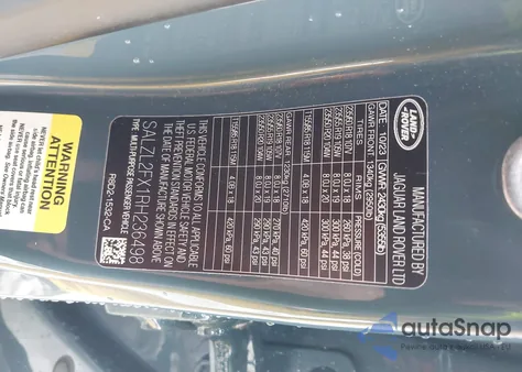 2024 Land Rover Range Rover Evoque Dynamic Se from USA, damaged, VIN SALZL2FX1RH236498